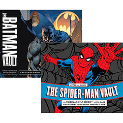 Kit Livros - The Batman Vault + The Spider-man Vault