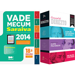Kit Livros - Vade Mecum 18ª Ed + Box o Essencial do Direito