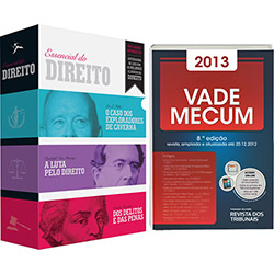 Kit Livros - Vade Mecum Rt 2013 + Box - o Essencial do Direito
