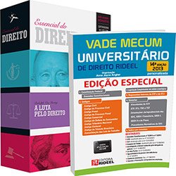 Kit Livros - Vade Mecum Universitário de Direito Rideel + Box o Essencial do Direito