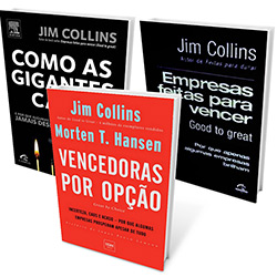 Kit Livros - Vencedoras por Opção + Empresas Feitas para Vencer + Como as Gigantes Caem