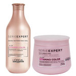 Kit L'Oréal Professionnel Vitamino Color A-OX Shampoo 300ml + Máscara 250g