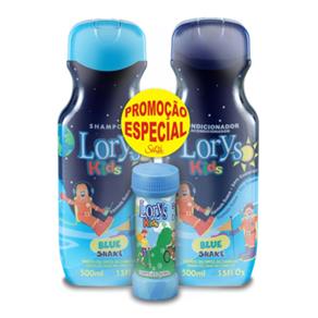Kit Lorys Kids Shampoo + Condicionador + Blue