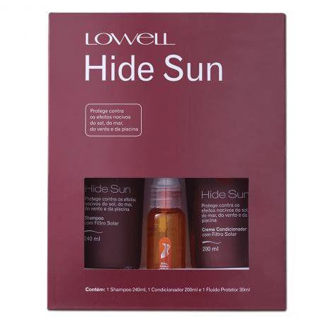 Kit Lowell Hide Sun - 3 Produtos