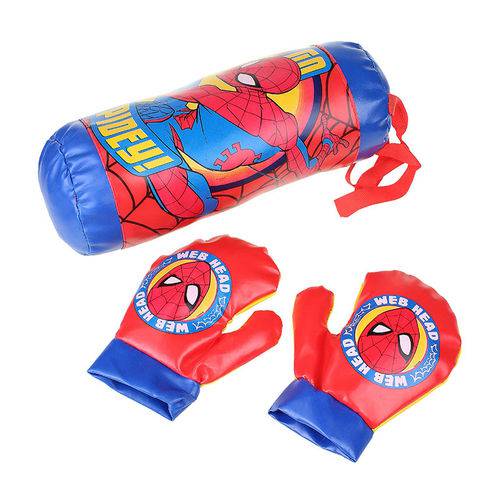 Kit Luva de Box Infantil - com Saco de Pancada Homem Aranha