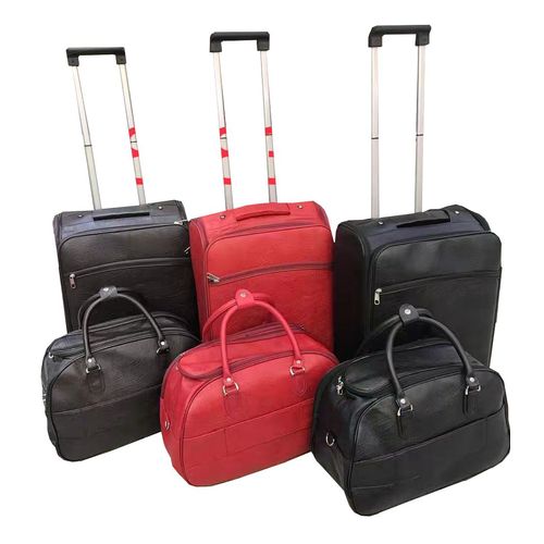 Kit Mala de Viagem Quadrada com Rodinha + Bolsa de Mão