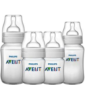 Kit Mamadeiras Classic 04 Pçs (0M a 3M+) - Philips Avent