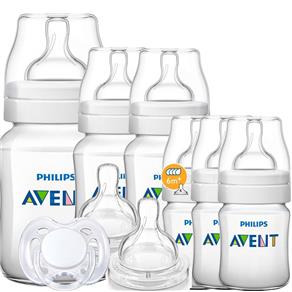 Kit Mamadeiras Classic 09 Pçs (0m a 6m+) - Philips Avent