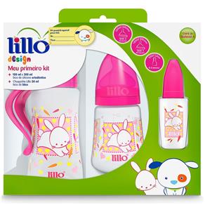 Kit Mamadeiras para Bebes Lillo Design Rosa