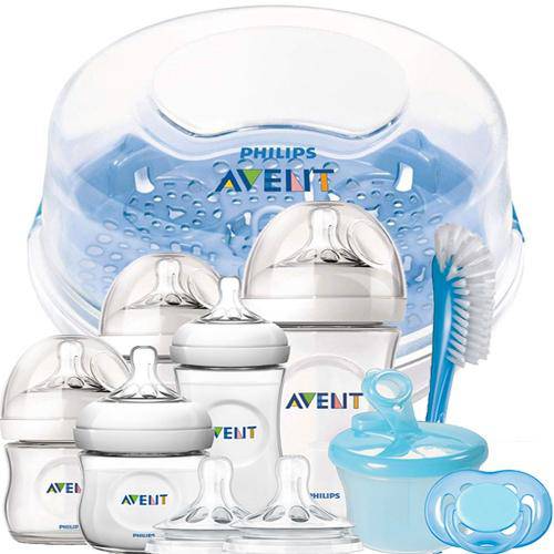 Kit Mamadeiras Pétala 11pçs (0m a 6m+) Azul - Philips Avent