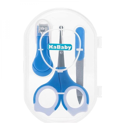 Kit Manicure Infantil Premium Azul Kababy