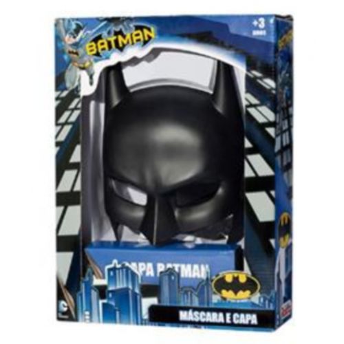 Kit Mascara e Capa Batman Liga da Justiça Rosita