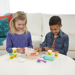 Kit Massa de Modelar - Play-doh - Dentista e Pack com 2 Potes - Turquesa e Laranja - Hasbro