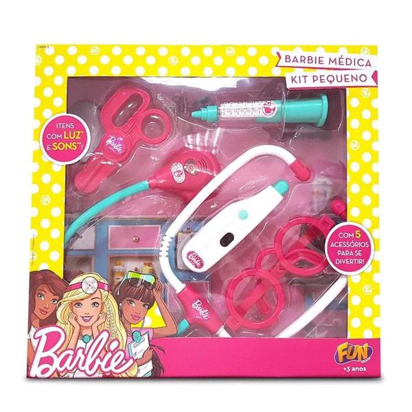 Kit Médica Maleta Barbie 7496-3 Fun