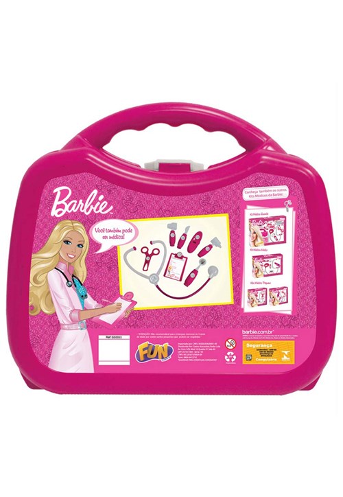 Kit Médica Maleta Barbie Fun Divirta-se