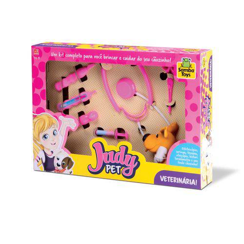 Kit Médica Veterinária de Brinquedo Judy - Samba Toys 451