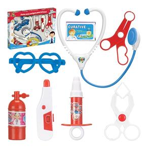 Kit Médico Brinquedo Infantil com 8 Peças