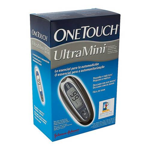 Kit Medidor de Glicose One Touch Ultra Mini Prata - Johnson Johnson