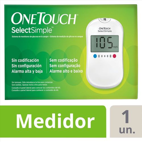 Tudo sobre 'Kit Medidor de Glicose OneTouch Select Simple'
