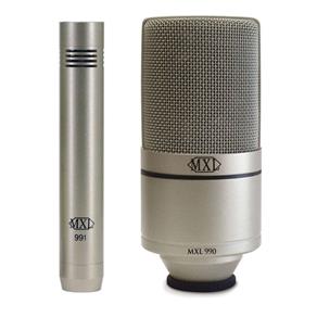 Kit Microfones Condensadores Estúdio MXL 990/991