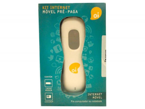 Kit Mini Modem 3G Desbloqueado Oi E303 + Chip - Pré-Pago DDD 92