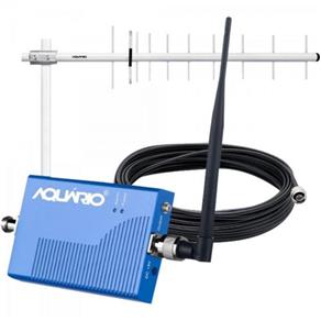 Kit Mini Repetidor Celular + Antena 800Mhz Rp-860 Aquario