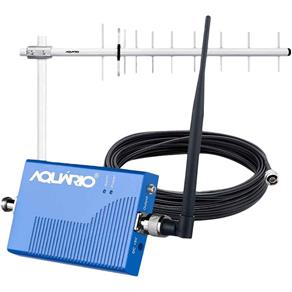 Kit Mini Repetidor Celular + Antena 800MHz RP-860 Aquário