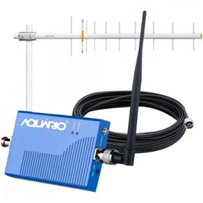Kit Mini Repetidor Celular + Antena 900Mhz Rp-960 Aquário