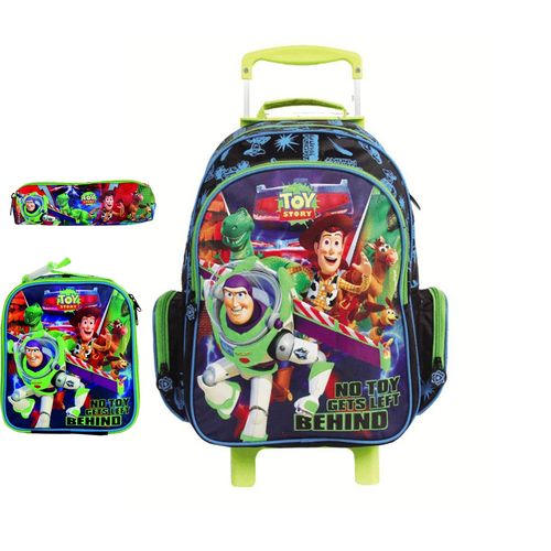 Kit Mochila Escolar Toy Story G Estojo Lancheira Dermiwil 30446