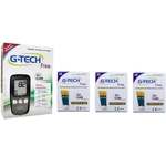 Kit Monitor de Glicemia + 150 Tiras Reagentes Free 1 G-Tech