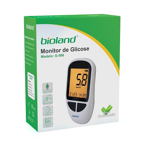 Kit Monitor de Glicose Bioland G-500 1un.