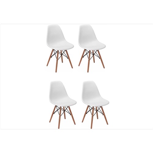 Kit Cadeiras Facthus Eiffel Branco