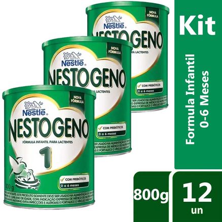 Kit Nestogeno 1 800g 12 Unidades
