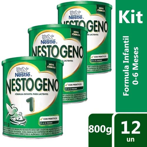 Kit Nestogeno 1 800g 12 Unidades