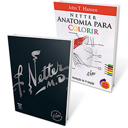 Kit - Netter - Anatomia para Colorir, Atlas de Anatomia Humana 3D