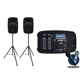 Kit Novik Evo 410 Handy Usb/Sd + Tripé Ibox + Microfone