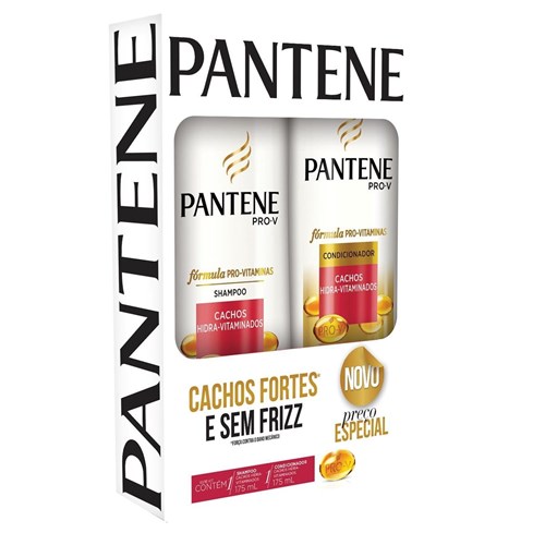 Kit Pantene Shampoo + Condicionador 175Ml Cachos Hidra-Vitaminados