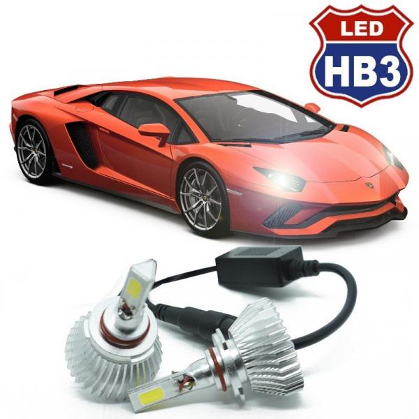 Kit Par Lâmpada Super Led Automotiva Farol Carro 3D HB3 9005 8000 Lumens 12V 24V 6000K - S/m