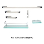 Acessórios Kit Para Banheiro Jkc8 Kit Com 06 Peças