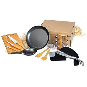 Kit para Cozinha em Bambu/Inox - 12 Peças