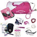 Kit 2 para Enfermagem Bolsa Pink C/ Aparelho Pink