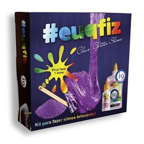 Kit para Fazer Slime Glitter Bri0222 Euqfiz