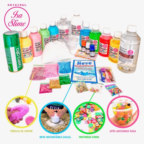 Kit para Fazer Slimes 2019 Slime Kids Brasil