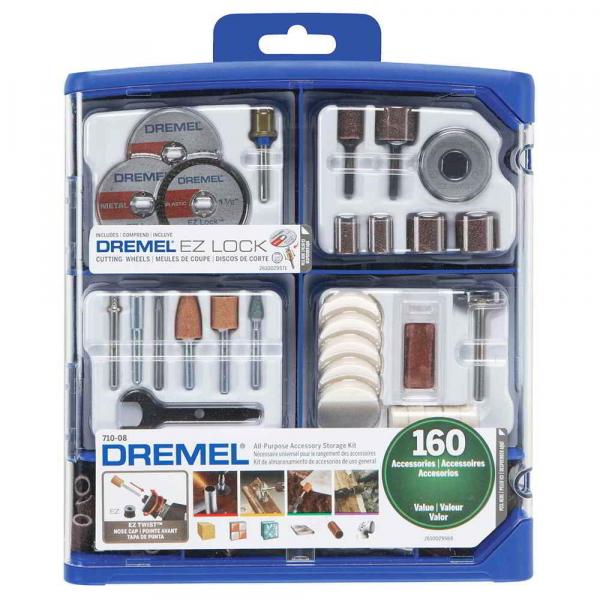 Kit para Mini Retifica DREMEL 160 Peças 710-RW2 DREMEL