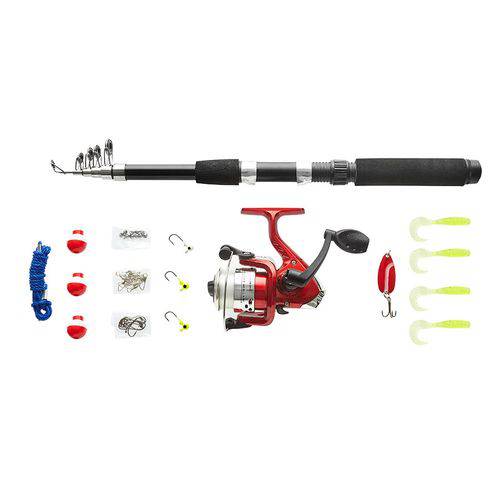 Kit para Pesca Infantil Vara Molinete 31 Acessórios VP-05 Western