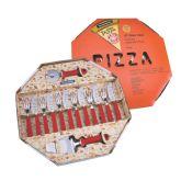 Kit para Pizza Tramontina, Vermelho, 25099/722, 14 Peças, Inox
