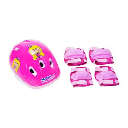 Kit Patins Infantil 27 ao 30 - Princesinha Lory - Unik Toys