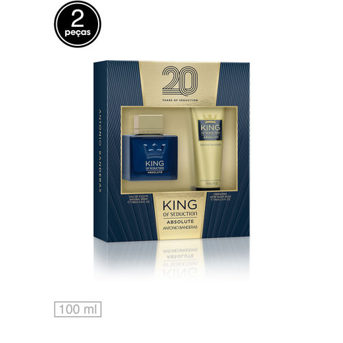 Kit 2pçs Perfume Antonio Banderas King Of Seduction Absolute