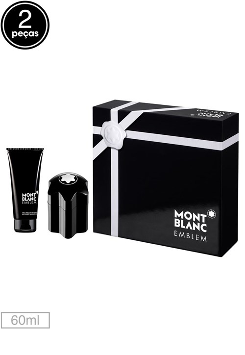 Kit 2pçs Perfume Emblem Montblac 60ml
