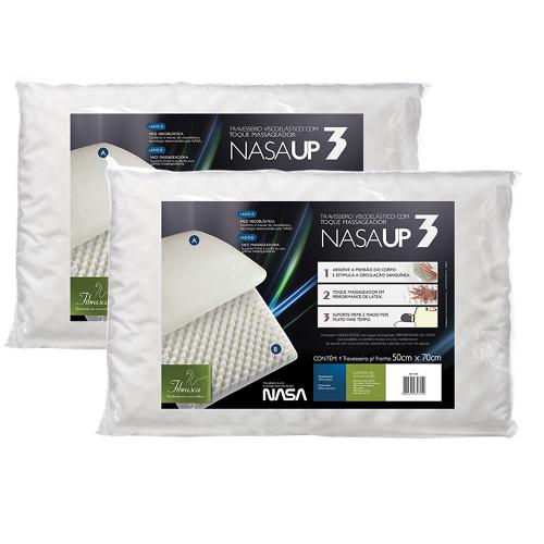 Tudo sobre 'Kit 2 Peças Travesseiro Nasa Up 3 para Fronhas 50x70 Cm'